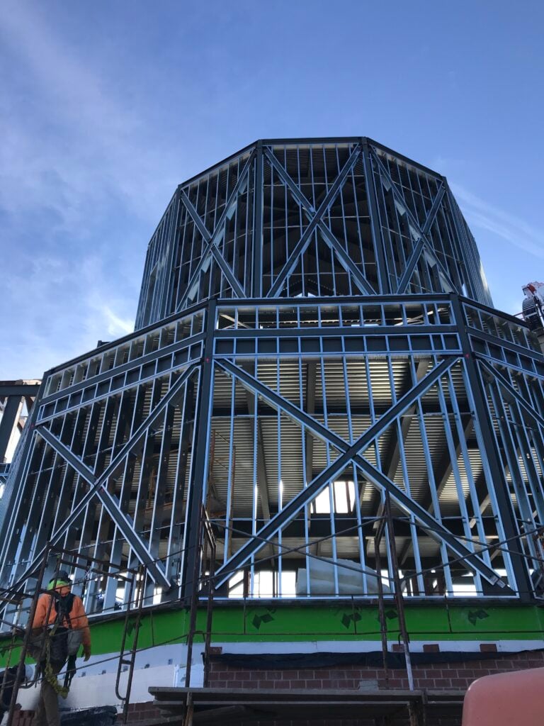 exterior of St. Wenceslaus Catholic Church Addition, Omaha, NE