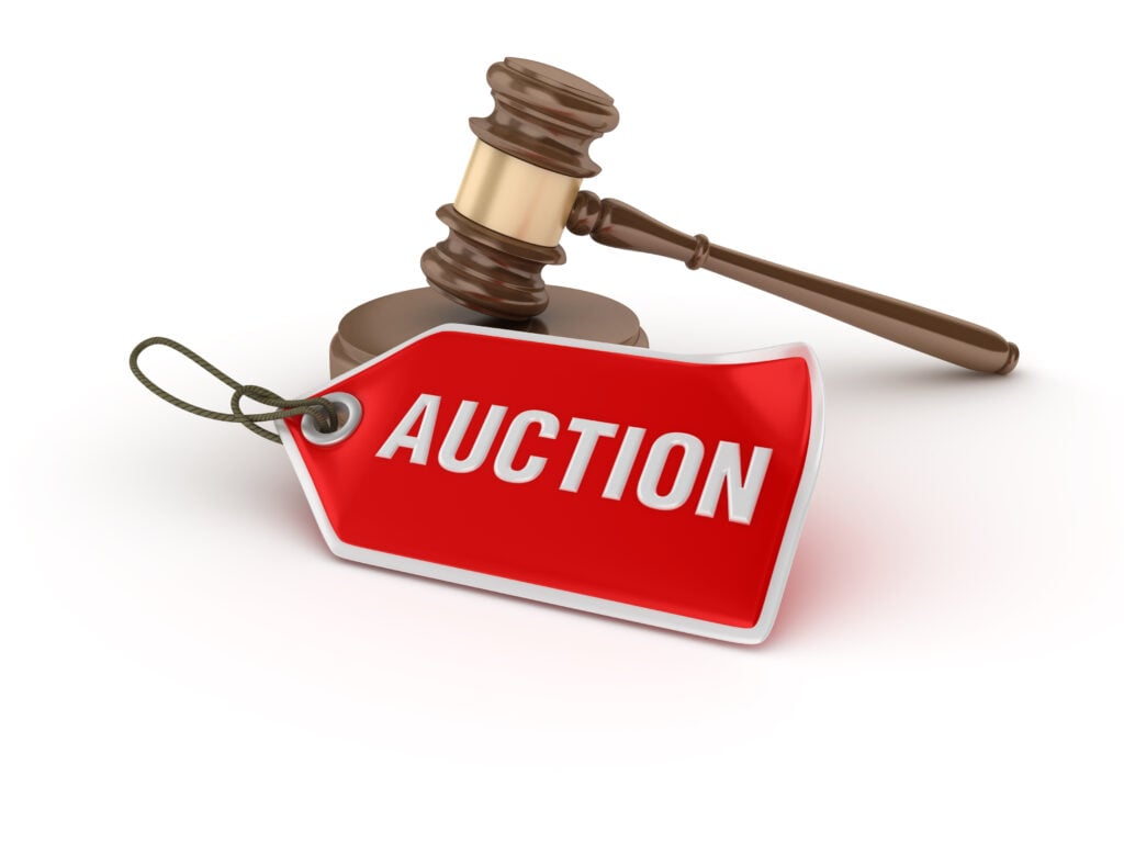 Auction and gavel